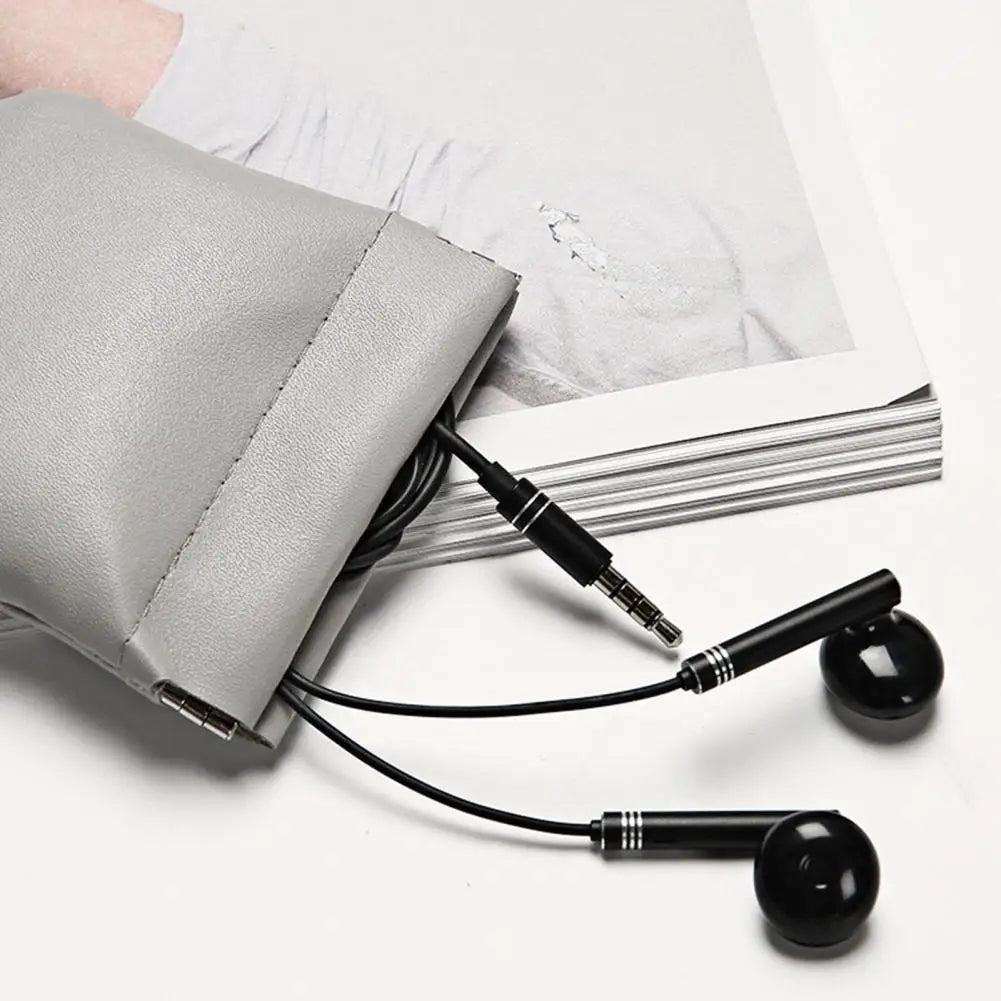 Small Storage Bag Automatic Closing Lipstick Pouch Leather Makeup Pouch Portable Coins Keys Cable Earphone Jewelry Organizer Bag