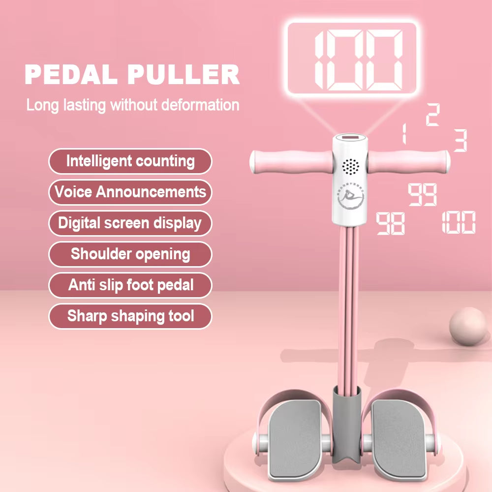 Resistance Bands 4/6-Tube Yoga Pedal Puller Resistance Band Elastic Pull Rope Fitness Equipment for Abdomen Waist Arm Training