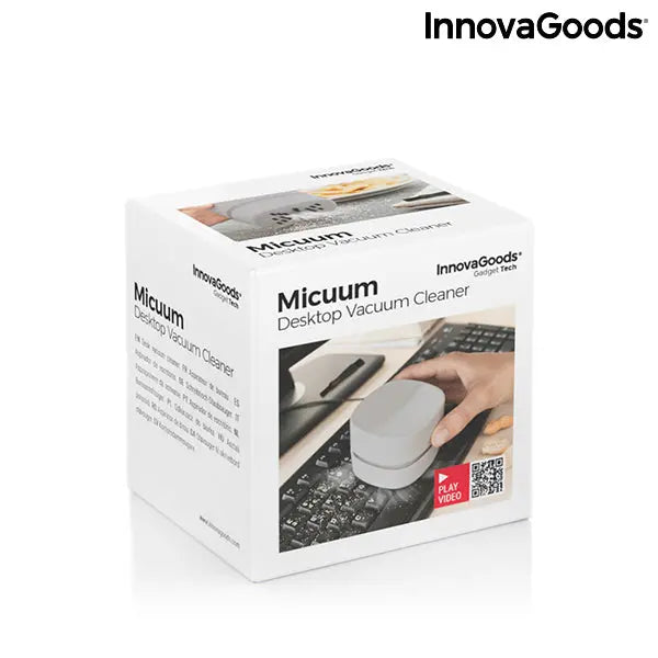 Mini Portable Desk Vacuum Cleaner Micuum InnovaGoods Bigbuy