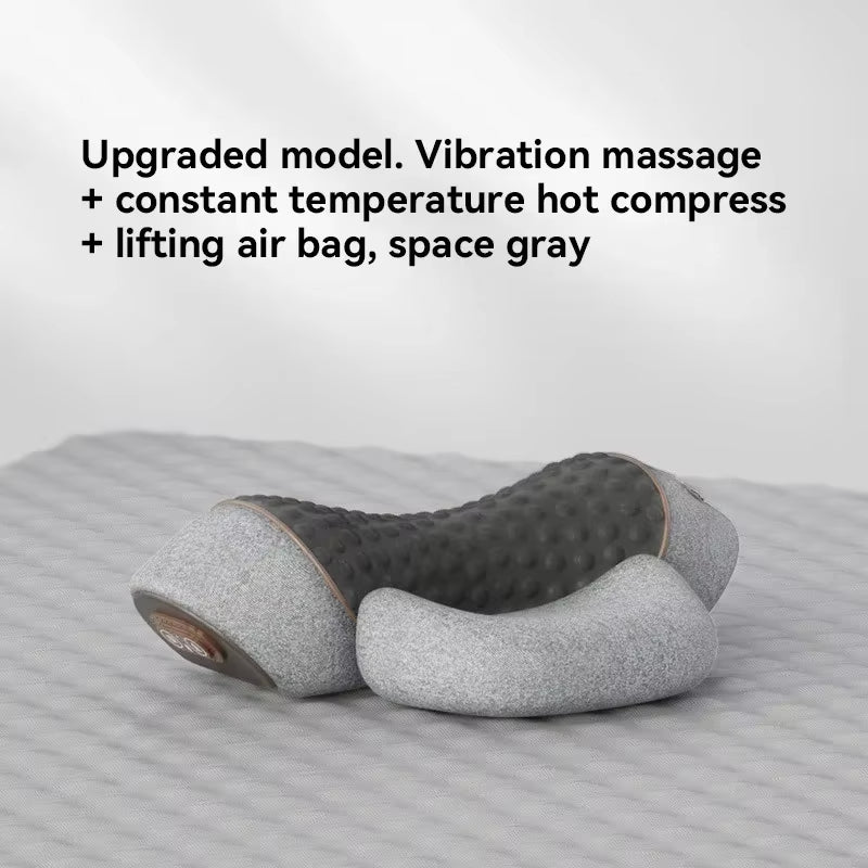 Electric Massager Cervical Pillow Hot Compress Vibration Massage Neck Traction Relax Sleeping Pillow Spine Support Normal