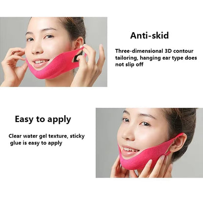 Lifting Facial Mask Bandage Lifting Neck Facial Mask Reducing Double Chin Facial Massage Moisturizing Skin