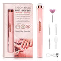 Rechargeable Electric Nail Grinder Nail Polishing Machine Portable Mini Electric Driil Manicure Art Pen Tools for Gel Removing