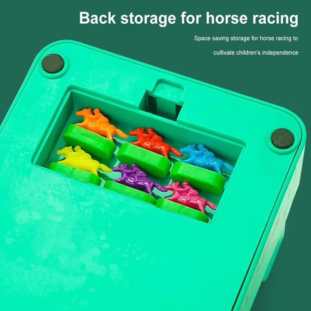 Classic Horse Racing Game Battery Powered Horse Race Board Game Desktop Game for Family Game Kids Adults Friends Interaction