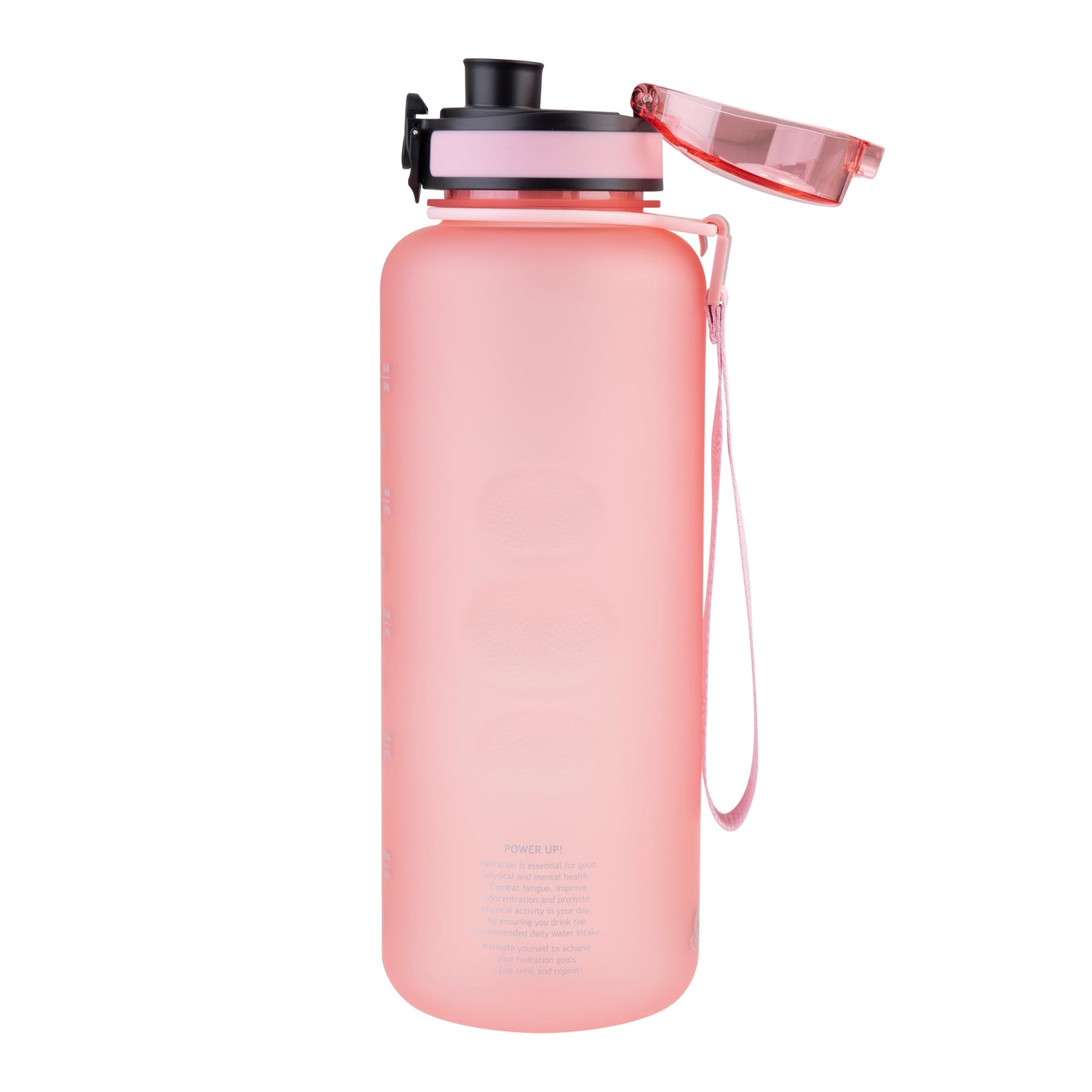 Oasis Tritan Motivational Sports Bottle 1.5L - Glow Pink