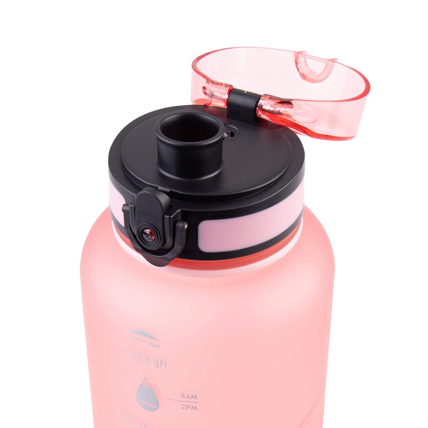 Oasis Tritan Motivational Sports Bottle 1.5L - Glow Pink