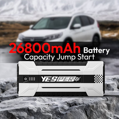 YESPER Car Jump Box ,4120A Peak Jump Box Starter For Car,ALL Gas and Up to 10.0L Diesel Engine, Powerful 12V Jump Pack With Power Bank/Quick Charge/LED Light YESPER STORE Store