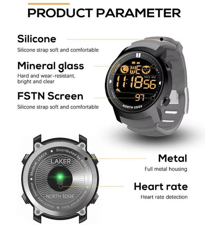 Rugged Military Smartwatch – Android & iOS Compatible MILEI watch Store