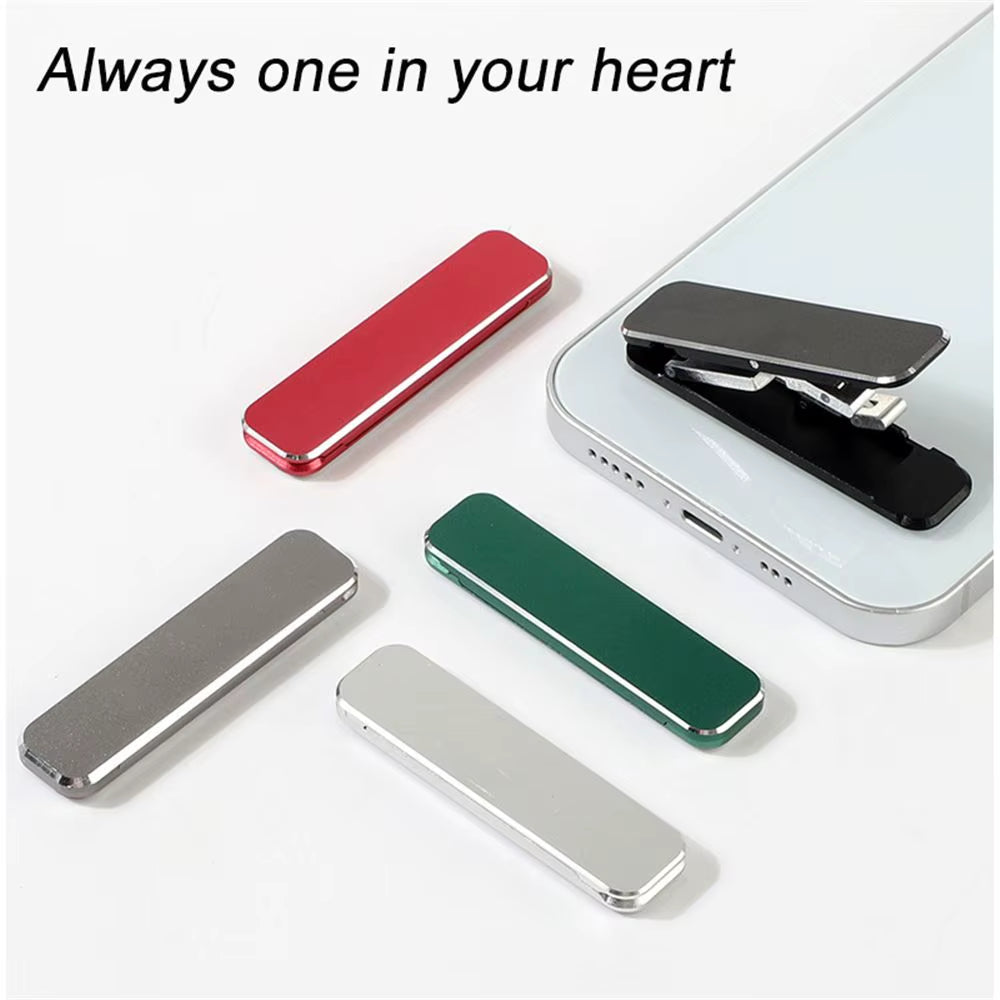 Mini Invisible Portable Foldable Mobile Phone Stand Aluminum Alloy Desktop Mount Material Holder Adjustable Angle