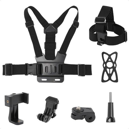Mobile Phone Chest Adjustable Strap Mount Chest Cell Phone Clips Harness Holder Bracket Camera Smartphone Stand