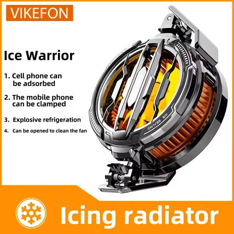 Gaming for PUBG Mobile Phone Cooler Universal Magnetic Cooling Fan Case Radiator for Xiaomi Iphone Samsung Portable Gamer Cool