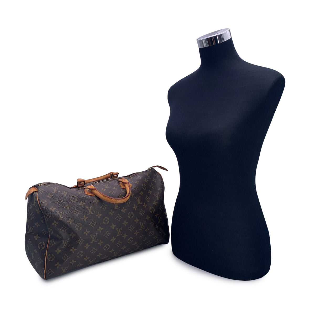 Louis Vuitton Vintage Canvas Monogram Speedy 40 Bag Satchel South Bay Evans General Store