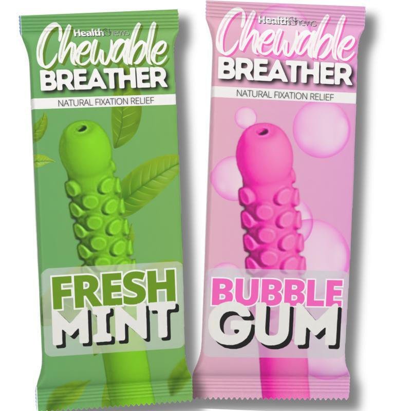 Essential Oil Aromatherapy Chew Fidget Toy Puffer to Calm Cravings Reduce Stress Smell or Puff