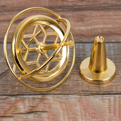 Self-Balancing Gyroscope Anti-Gravity Decompression Educational Toy Colorful Finger Gyroscope Birthday Christmas Gift for Kids