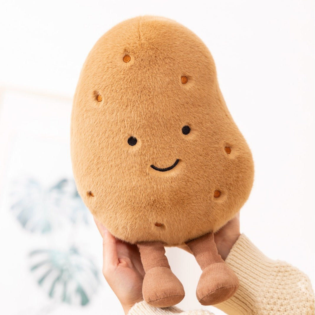 Plush Potato and Cucumber Toy - Cute Childrens Gift South Bay Evans General Store