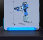2025 NEW Electric Water Shooter, Water Blaster Swimming Pool Toys for Adults Kids Automatic Blaster with Light 32 FT Long Range Rechargeable Waterproof