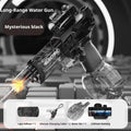 2025 NEW Electric Water Shooter, Water Blaster Swimming Pool Toys for Adults Kids Automatic Blaster with Light 32 FT Long Range Rechargeable Waterproof