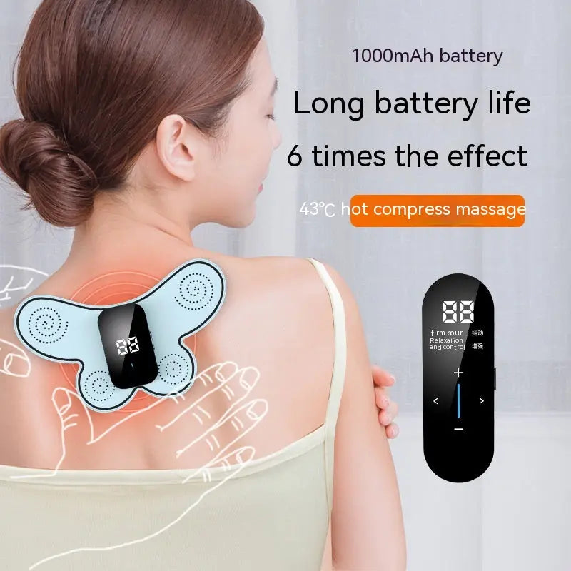 Multifunctional Pulse Heating Micro Current Mini Portable Shoulder And Neck Neck Massager CJDropshipping