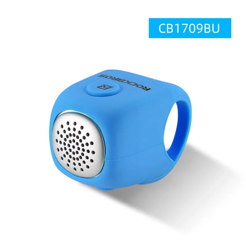 Electric Cycling Bell 110 Db Horn Rainproof MTB Bicycle Handlebar Silica Gel Shell Ring Bike Bell Bicycle Accessories