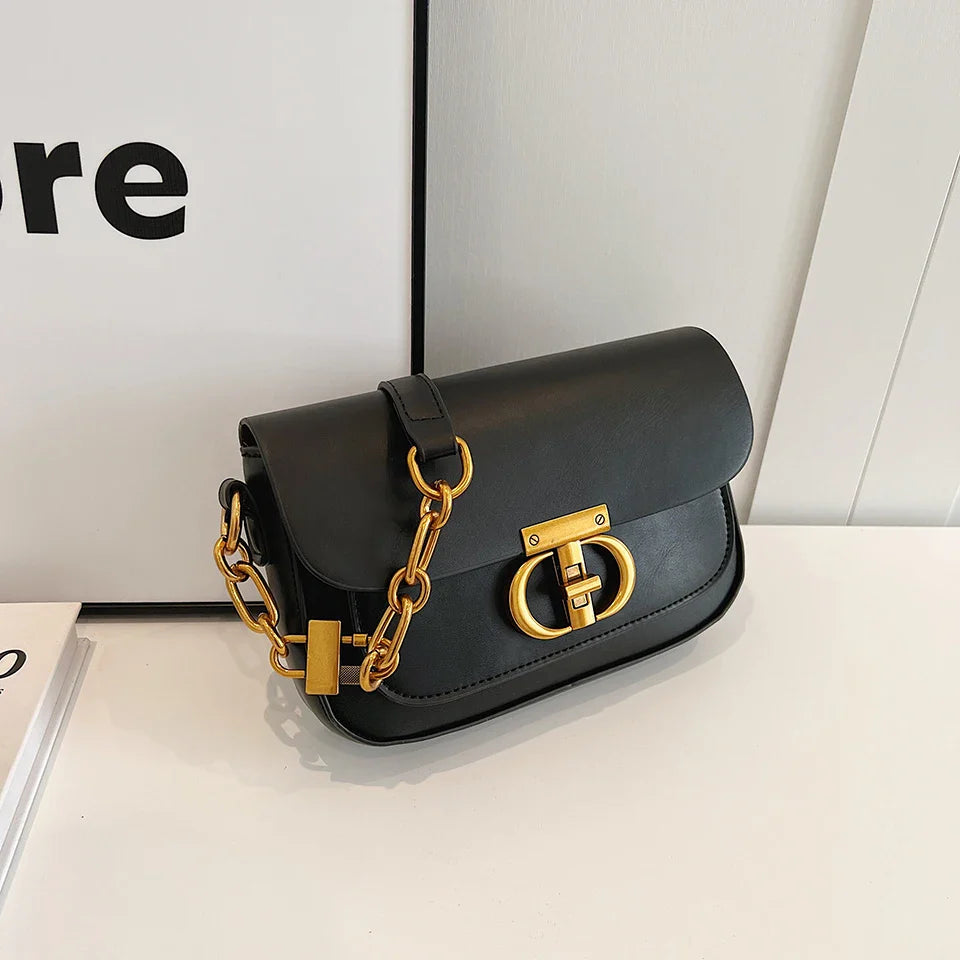Vintage Baguette Crossbody Bag Stone's Store