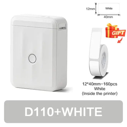 Niimbot D110 Portable Mini Printer Thermal Adhesive Sticker Label AliExpress