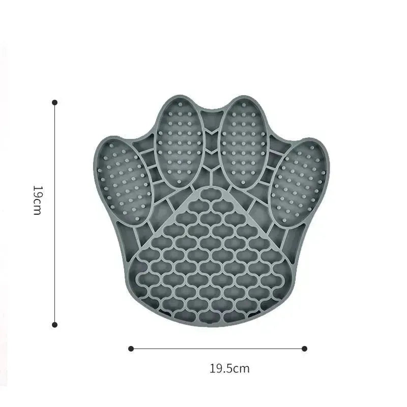 Fish Shape Silicone Lick Mat - Slow Feeding Food Bowl for Pets CDDMPET Official Store