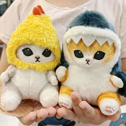 Cute Shark Cat Plush Doll Pendant Beautiful Room And Car Shrimp Cat Decoration Pendant Opening Holiday Boys and Girls Gift Smart Toy Store
