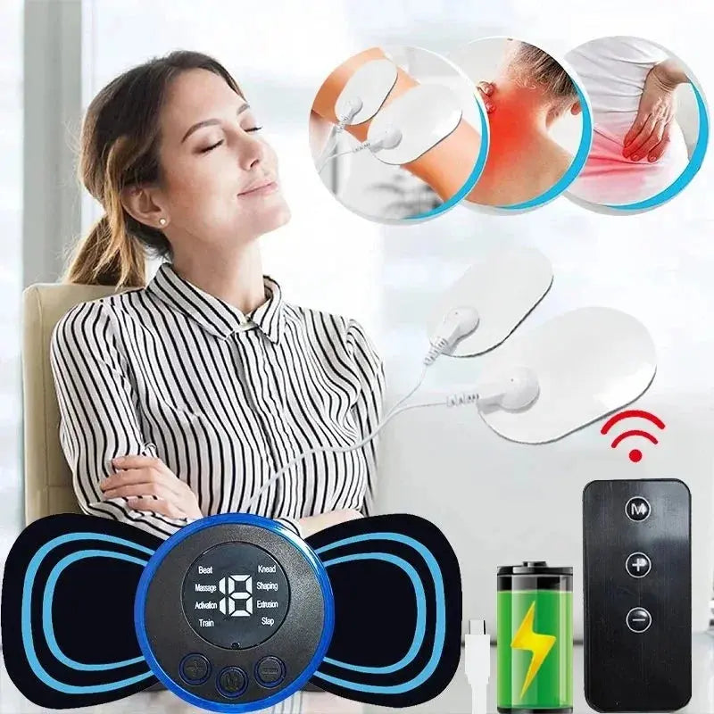 Multifunctional Pulse Heating Micro Current Mini Portable Shoulder And Neck Neck Massager CJDropshipping