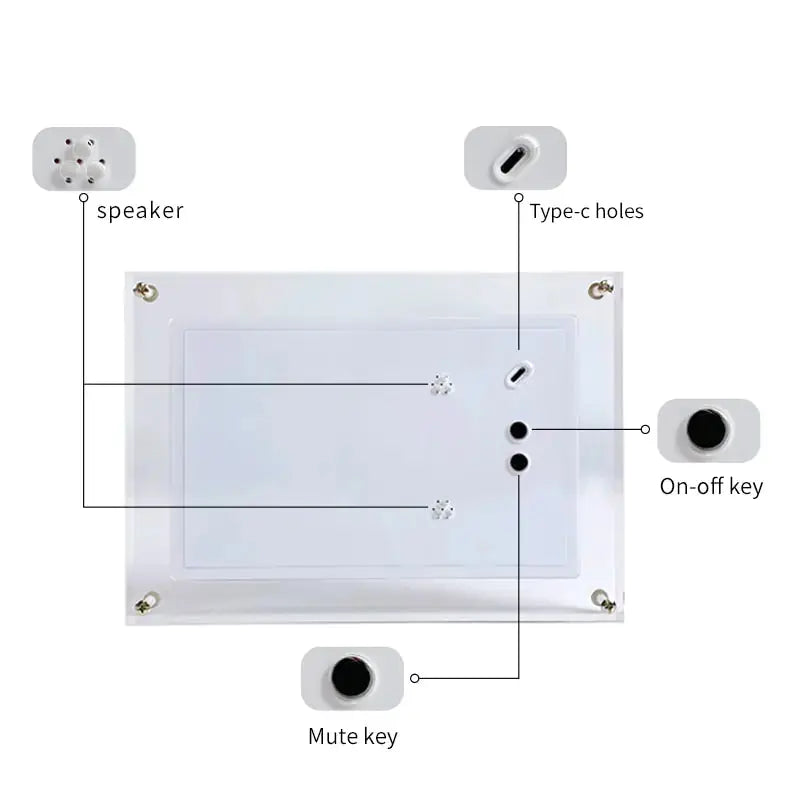 Acrylic Digital Photo Frame Big Save Store