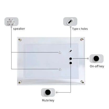 Acrylic Digital Photo Frame Big Save Store