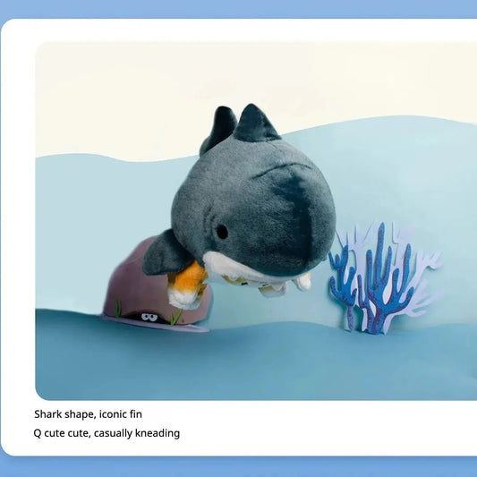 Cute Shark Cat Plush Doll Pendant Beautiful Room And Car Shrimp Cat Decoration Pendant Opening Holiday Boys and Girls Gift Smart Toy Store