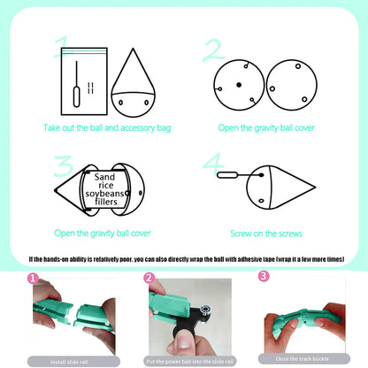Weighted Hula Hoop Weight Loss 2 in 1 Adjustable with Detachable Knots Jojonice Sport Store