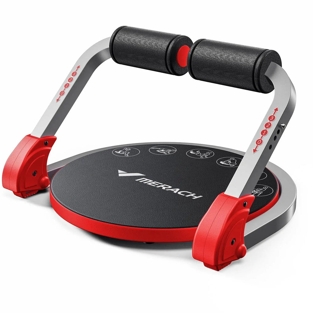 Ultimate Ab Toner: Adjustable Resistance & Auto-Rebound for Core Power! MERACH Store