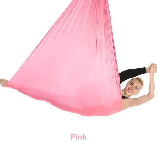 Aerial Yoga Hammock Elastic Nylon Yoga Training Belt Anti Gravity Yoga AliExpress