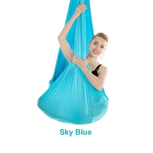 Aerial Yoga Hammock Elastic Nylon Yoga Training Belt Anti Gravity Yoga AliExpress