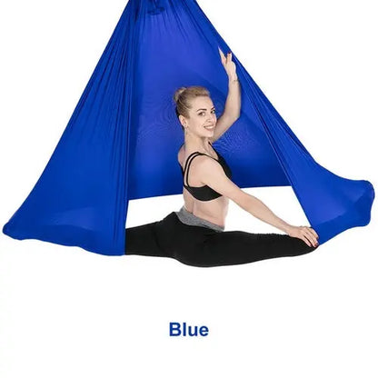 Aerial Yoga Hammock Elastic Nylon Yoga Training Belt Anti Gravity Yoga AliExpress