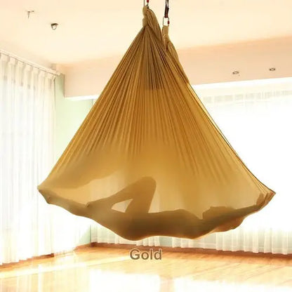 Aerial Yoga Hammock Elastic Nylon Yoga Training Belt Anti Gravity Yoga AliExpress