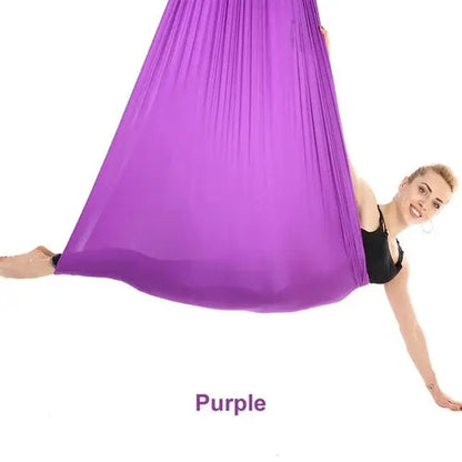 Aerial Yoga Hammock Elastic Nylon Yoga Training Belt Anti Gravity Yoga AliExpress