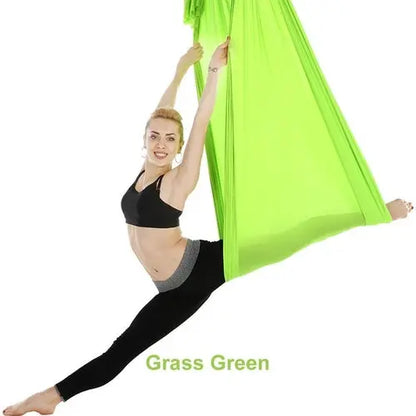 Aerial Yoga Hammock Elastic Nylon Yoga Training Belt Anti Gravity Yoga AliExpress