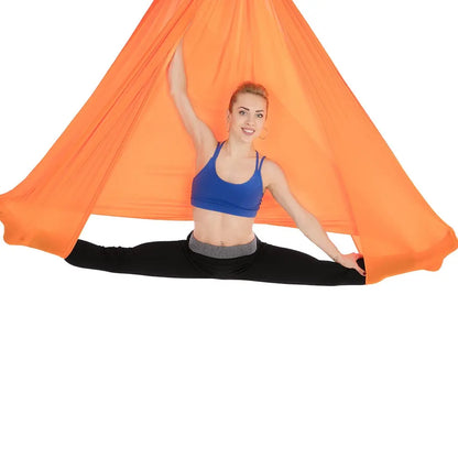 Aerial Yoga Hammock Elastic Nylon Yoga Training Belt Anti Gravity Yoga AliExpress
