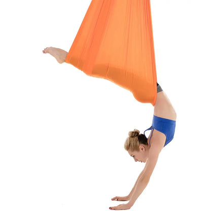 Aerial Yoga Hammock Elastic Nylon Yoga Training Belt Anti Gravity Yoga AliExpress