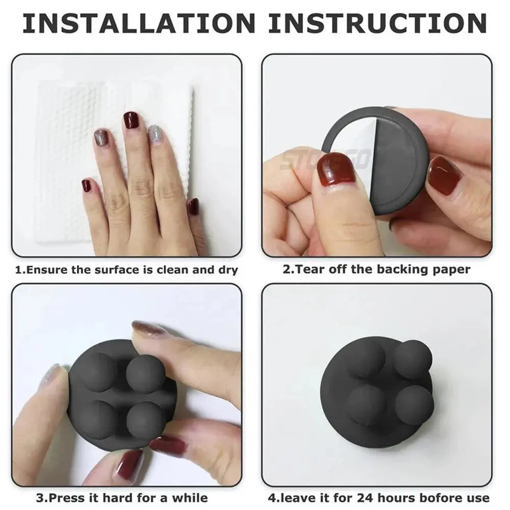 JJYY Silicone Hook Razor Holder Self Adhesive Toothbrush Key Towel AliExpress