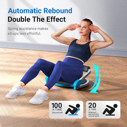 Ultimate Ab Toner: Adjustable Resistance & Auto-Rebound for Core Power! MERACH Store