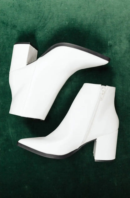 View details for Amari Ankle Boots in White Amari Ankle Boots in White