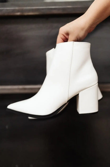 View details for Amari Ankle Boots in White Amari Ankle Boots in White