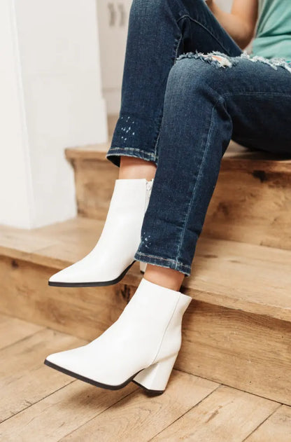 View details for Amari Ankle Boots in White Amari Ankle Boots in White