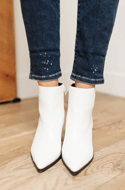 View details for Amari Ankle Boots in White Amari Ankle Boots in White