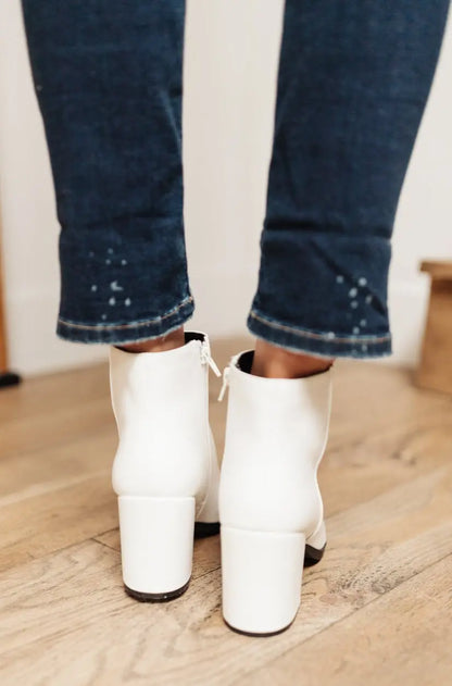View details for Amari Ankle Boots in White Amari Ankle Boots in White