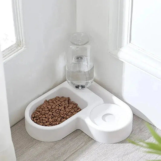 Automatic Drinking Love Pet Bowl Moisture-proof Cat Bowl Dog Basin Dual-use Multi-functional Drinking And Feeding Shop1103807182 Store