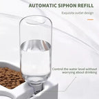 Automatic Drinking Love Pet Bowl Moisture-proof Cat Bowl Dog Basin Dual-use Multi-functional Drinking And Feeding Shop1103807182 Store