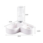 Automatic Drinking Love Pet Bowl Moisture-proof Cat Bowl Dog Basin Dual-use Multi-functional Drinking And Feeding Shop1103807182 Store
